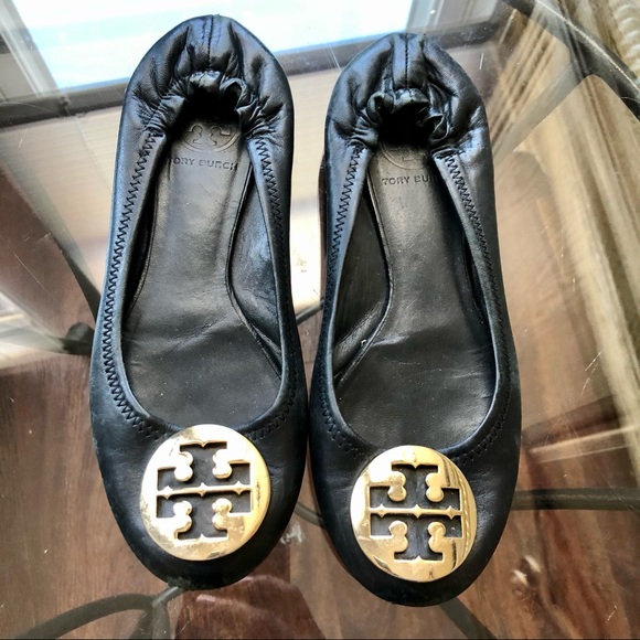 Tory Burch Shoes - Tory Burch Leather Ballerina Flats
